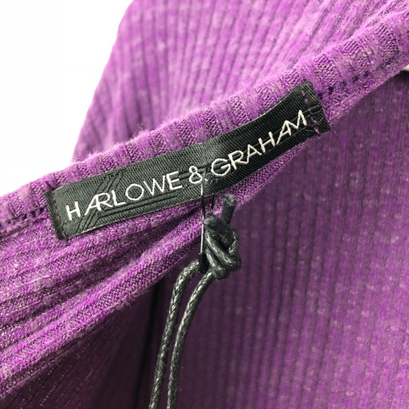 Harlow & Graham Keyhole Back Ribbed Pullover - Picture 6 of 8